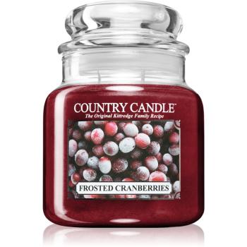 Country Candle Frosted Cranberries lumânare parfumată 453 g
