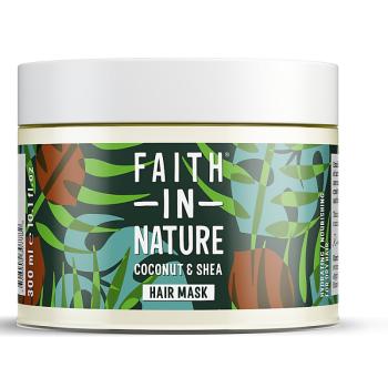 Faith in Nature Mască hrănitoare pentru păr uscat Cocos și unt de shea(Hair Mask) 300 ml