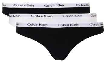 Calvin Klein 3 PACK - tanga pentru femei QD3587E-WZB S