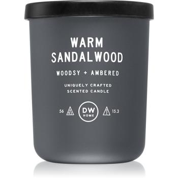 DW Home Warm Sandalwood lumânare parfumată  cu fitil din lemn 434 g