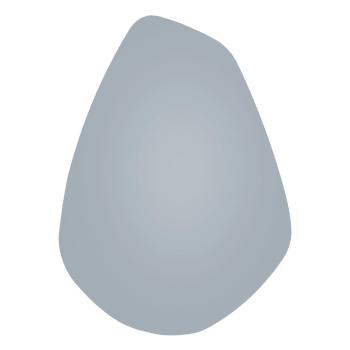 Oglindă de perete PT Living Organic Oval, înălțime 55 cm, gri