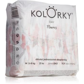 Kolorky Day Flowers scutece ECO marimea M 5-8 Kg 21 buc