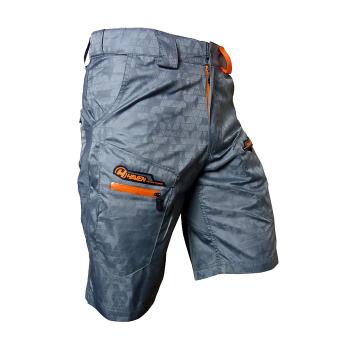 
                 HAVEN Pantaloni scurți de ciclism fără bretele - HAVEN WANDERER II kr - gri/portocaliu  
            