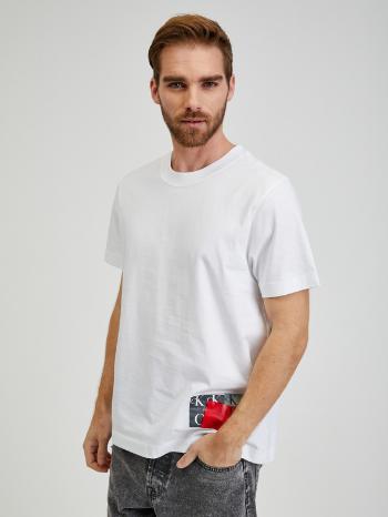 Calvin Klein Jeans Tricou Alb