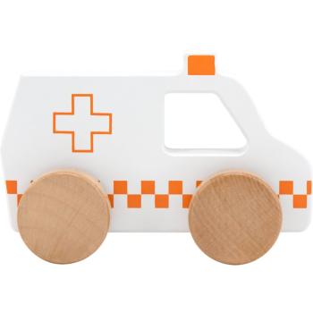 Tryco Wooden Ambulance Toy mașinuță din lemn 12m+ 1 buc