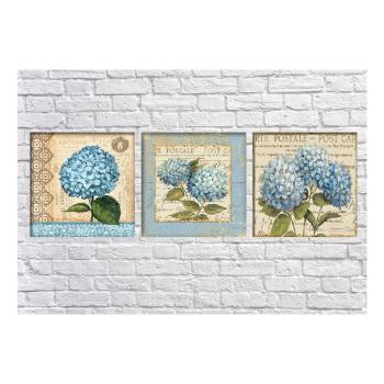 Set 3 tablouri Tablo Center Hydrangea Postale