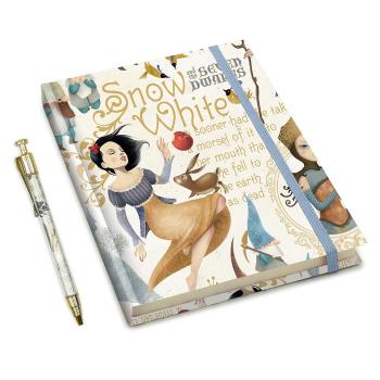 Carnețel cu pix 192 pagini Snow White – Kartos