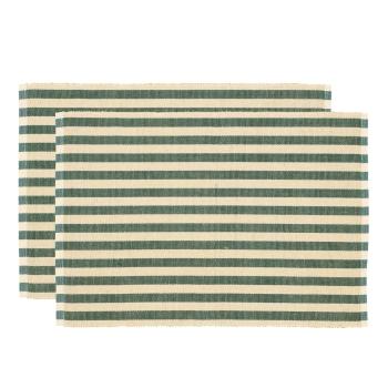 Suport pentru farfurii 2 buc. din material textil 33x48 cm Statement Stripe – Södahl