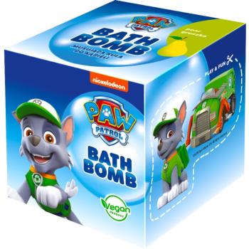 Nickelodeon Paw Patrol Bath Bomb bombă de baie pentru copii Pear - Rocky 165 g