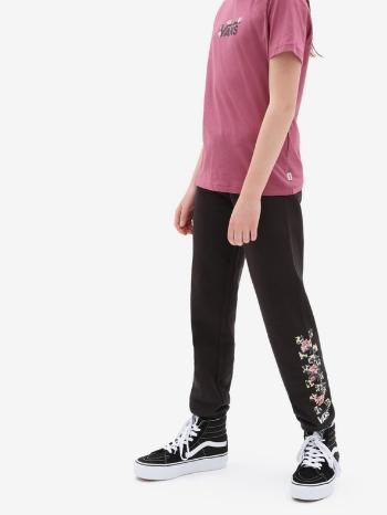 Vans Leopard Floral  Pantaloni de trening pentru copii Negru