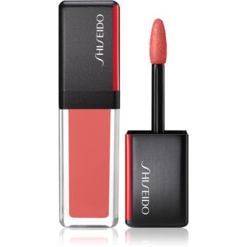Shiseido LacquerInk LipShine ruj de buze lichid pentru hidratare si stralucire culoare 312 Electro Peach (Apricot) 6 ml