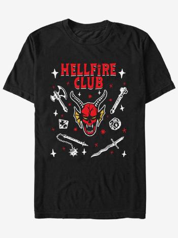 ZOOT.Fan Netflix Hellfire Club Stranger Things Tricou Negru