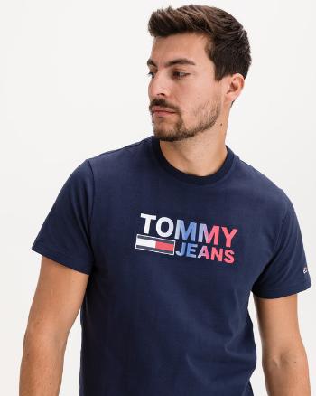 Tommy Jeans Color Corporation Logo Tricou Albastru