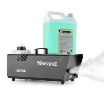 Beamz ICE700, mașină de fum greu, inclusiv lichid de ceață, 700 W, 0,4 l