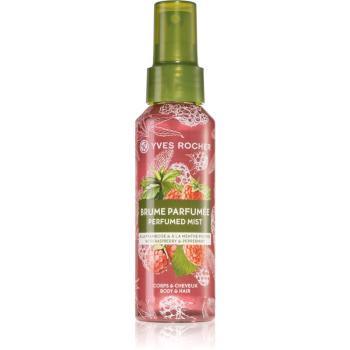 Yves Rocher Raspberry & Mint spray pentru corp si par 100 ml