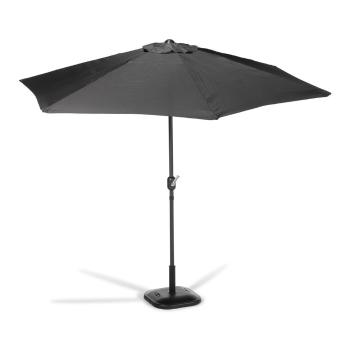 Umbrelă de soare fără suport Le Bonom Sun, ø 300 cm, negru