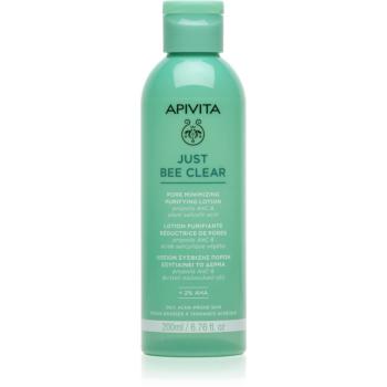 Apivita Just Bee Clear Pore Minimizing Lotion Îngrijire pentru pori dilatati si puncte negre 200x1 ml