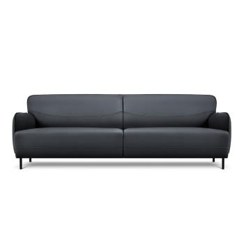 Canapea din piele Windsor & Co Sofas Neso, 235 x 90 cm, albastru