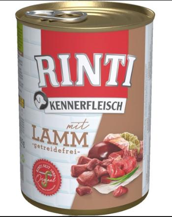 RINTI Kennerfleisch Lamb miel 12x400 g hrana caine