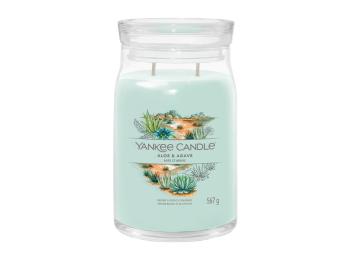 Yankee Candle Lumânare aromatică Signature sticlă mare Aloe & Agave 567 g