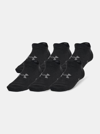 Under Armour UA Yth Essential No Show Șosete 6 perechi de copii Negru