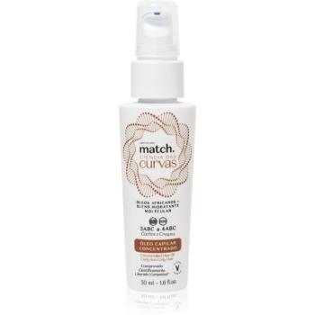 Match. Science of Curves ulei pentru par pentru par ondulat si cret 50 ml