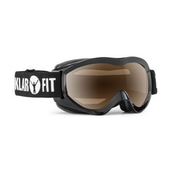 KLARFIT Snow View, negru, ochelari de schi, snowboarding, strat REVO, cu ramă