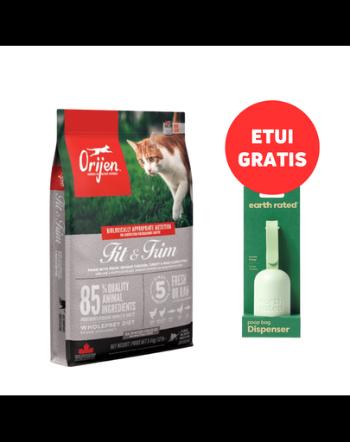 ORIJEN Fit &amp; Trim Cat 5,4 kg + Dispenser cu saci inlaturare excremente 15 buc. GRATIS