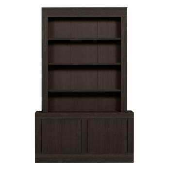 Bibliotecă maro închis din lemn  de pin 146x230 cm Yumi – BePureHome