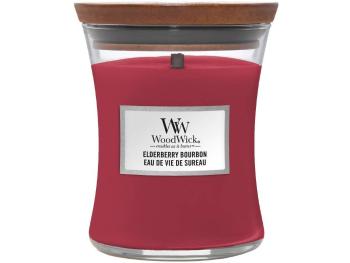 WoodWick Lumânare parfumată in vază medie Elderberry Bourbon 275 g