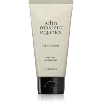 John Masters Organics hand cream Rose & Palmarosa crema nutritiva cu ulei de trandafir 60 ml