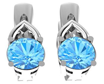 Beneto Exclusive Cercei de argint cu topaz TOPAGUC1952