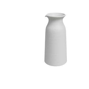 Vază albă din ceramică lucrată manual (înălțime 30 cm) Bia – Artevasi