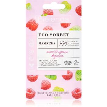 Bielenda Eco Sorbet Raspberry masca -efect calmant 1 buc