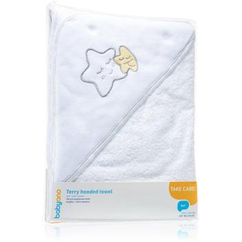 BabyOno Towel Terrycloth prosop de baie cu glugă White 100x100 cm