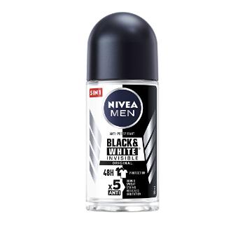 Nivea Ball antiperspirant pentru barbati invizibile Pentru alb-negru Putere 50 ml