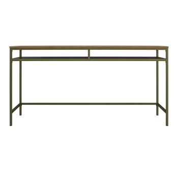 Birou cu blat cu aspect de lemn de nuc 51x153 cm Bradford – Støraa