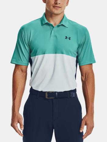 Under Armour UA Performance Blocked Polo Tricou Verde