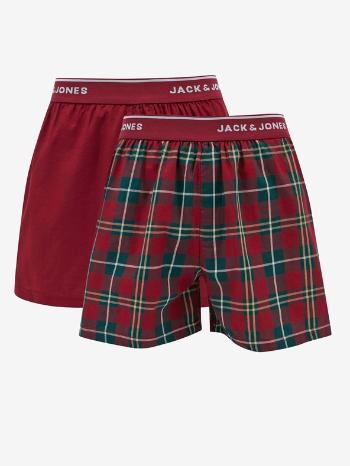 Jack & Jones Max Woven Șort bărbătesc 2 buc Roșu