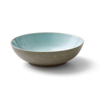 Bol din gresie ceramică pentru salată Bitz, ø 24 cm, gri - albastru