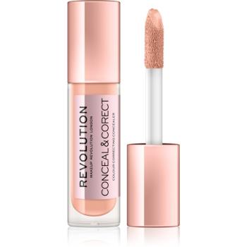 Makeup Revolution Conceal & Correct corector lichid culoare Peach 4 g