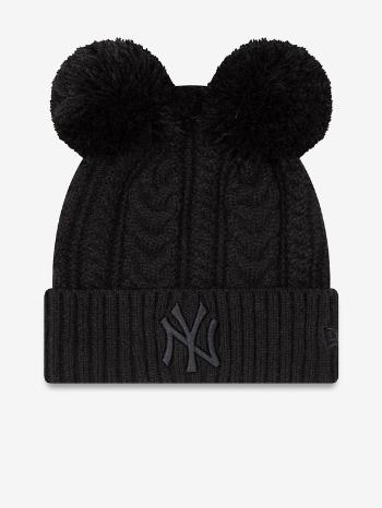 New Era New York Yankees Double Pom Bobble Căciulă Negru