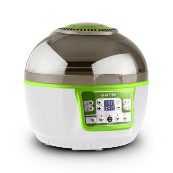 Klarstein VitAir Turbo Heißluftfritteuse verde-alb 9l 1400W Grill copt