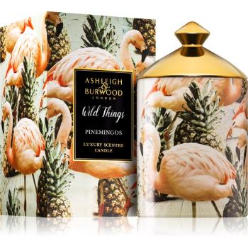 Ashleigh & Burwood London Wild Things Pinemingos lumânare parfumată  (Coconut & Lychee) 320 g