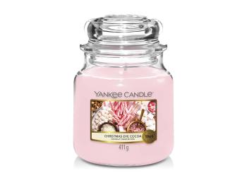 Yankee Candle Lumânare aromată Classic medie Christmas Eve Cocoa 411 g