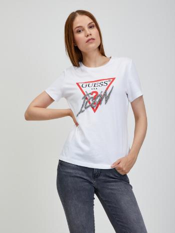 Guess Tricou Alb