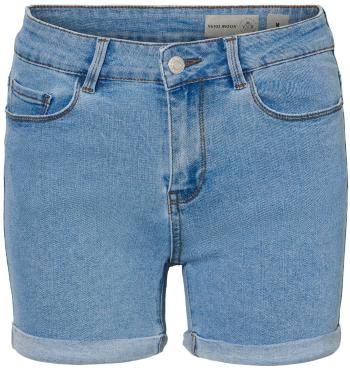 Vero Moda Pantaloni scurți pentru femei Hot Seven Nw Dnm Fold Shorts Mix Noos Light Blue XS