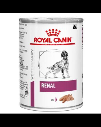 ROYAL CANIN Dog Renal 6 x 410 g hrană umedă pentru câini cu insuficiență renală cronică