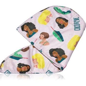 Coco & Eve Microfibre Hair Towel Wrap prosop pentru păr 2.0 Girl Print
