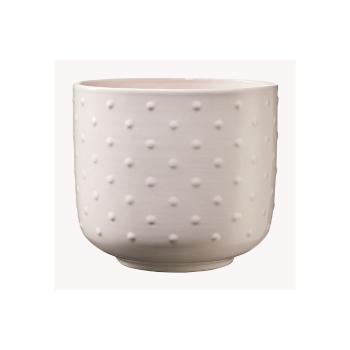 Ghiveci din ceramică Big pots Baku, ø 13 cm, bej-roz